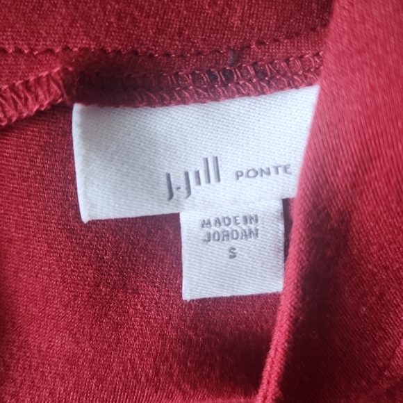 J Jill Thick Knit Ponte Shift Dress Bell Sleeves Pockets OVERSIZED Small Stretch - Picture 11 of 12